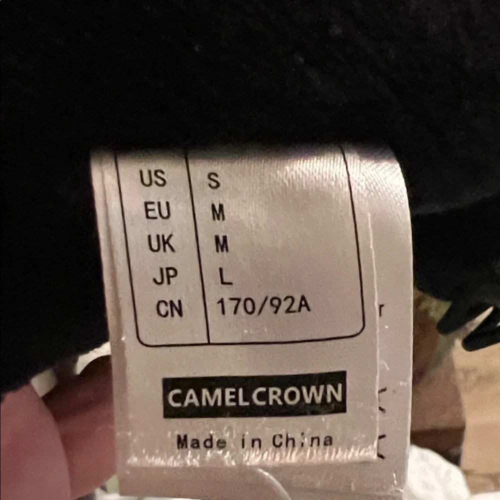 Camel Crown Men's Large Black Waterproof Hooded Ski Jacket